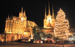 Weihnachtsmarkt am Erfurter Dom
