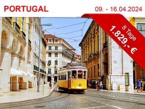 Portugal - Von der Metropole Lissabon bis ins grüne Porto