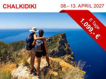 Wanderreise Chalkidiki Griechenland